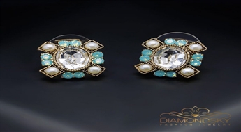 Auskari "Pasaka" ar Swarovski™ kristāliem