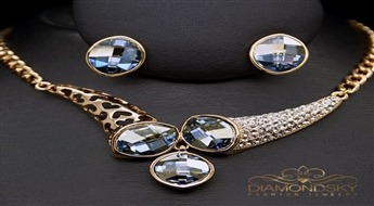 Komplekts "Sāra" ar Swarovski™ kristāliem