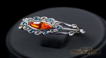 Gredzens "Pilnība" ar Swarovski™ kristāliem
