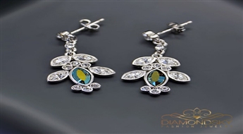 Auskari "Kristāla Lidojums" ar Swarovski™ kristāliem