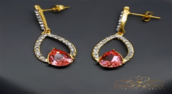 Auskari "Adelīna" ar Swarovski™ kristāliem