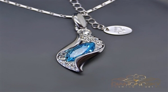 Kulons "Debesškautne" ar Swarovski™ kristāliem