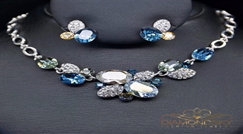 Komplekts "Rudens Raksts" ar Swarovski™ kristāliem