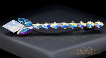 Matu sprādze "Selēna" ar Swarovski™ kristāliem