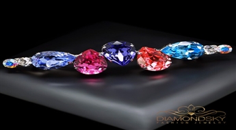 Matu sprādze "Kristāla Kārdinājums" ar Swarovski™ kristāliem