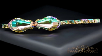 Matu sprādze "Kristalīna II" ar Swarovski™ kristāliem