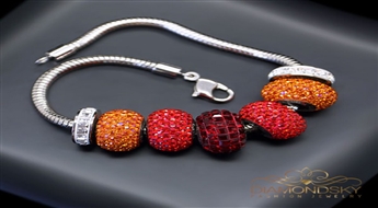 Aproce "BeCharmed Pavé Mini" ar Swarovski™ pērllītēm