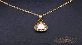 Kulons "Venēra II (Golden Shadow)" ar Swarovski™ kristāliem
