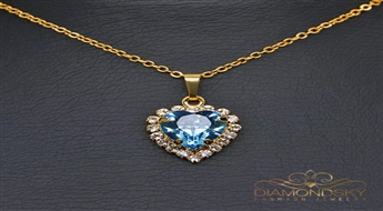 Kulons "Okeāna Sirds" ar Swarovski™ kristāliem