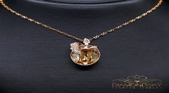 Kulons "Viviēna" ar Swarovski™ kristāliem
