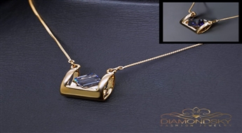Kulons "Rubikona III (Heliotrope)" ar Swarovski™ kristāliem