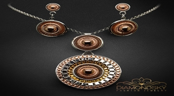 Komplekts "Acteku Dārgumi" ar Swarovski™ kristāliem