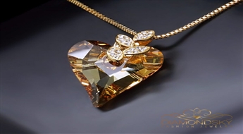 Kulons "Anšante" ar Swarovski™ kristāliem