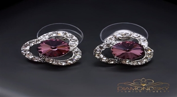 Auskari "Burvīgs Spīdums II" ar Swarovski™ kristāliem