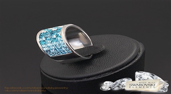 Gredzens "Aniriti II" ar Swarovski™ kristāliem