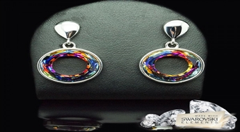 Auskari "Zvaigžņu Vārti (Volcano)" ar Swarovski™ kristāliem