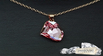 Kulons "Hiporboreja (Rose)" ar Swarovski™ kristāliem