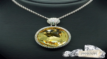 Kulons "Medus Saulriets" ar Swarovski™ kristāliem