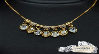 Kulons "Etnika II (Golden Shadow)" ar Swarovski™ kristāliem