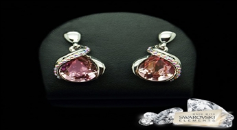 Auskari "Monamī" ar Swarovski™ kristāliem