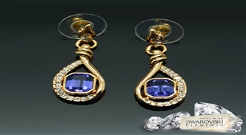 Auskari "Karmena" ar Swarovski™ kristāliem