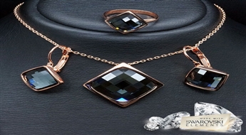 Komplekts "Adelija" ar Swarovski™ kristāliem