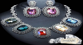 Komplekts "Margo" ar Swarovski™ kristāliem