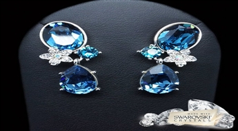Auskari "Eiforija" ar Swarovski™ kristāliem