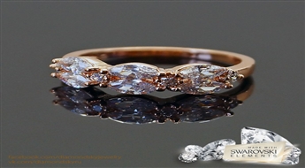 Gredzens "Versaļa" ar Swarovski™ kristāliem