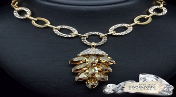 Kulons "Rudens Šarms" ar Swarovski™ kristāliem