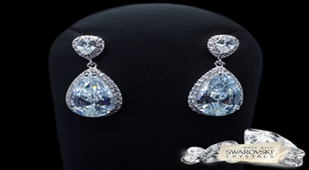 Auskari "Gerda" ar Swarovski™ kristāliem