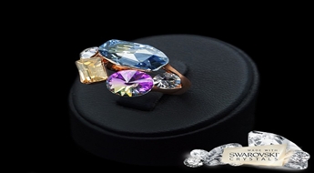 Gredzens "Versaļa III" ar Swarovski™ kristāliem