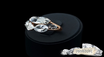 Gredzens "Versaļa II" ar Swarovski™ kristāliem
