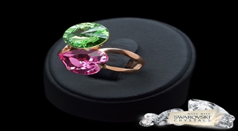 Gredzens "Turis" ar Swarovski™ kristāliem
