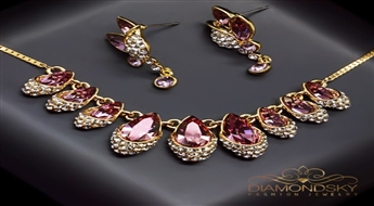 Komplekts "Safi Burvība" ar Swarovski™ kristāliem