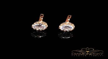 Auskari "Kristāla Lēdija III" ar Swarovski™ kristāliem