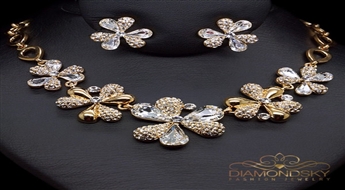 Komplekts "Pavasara Elpa" ar Swarovski™ kristāliem