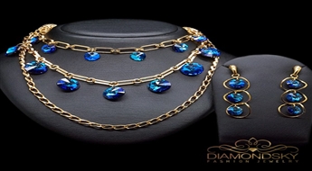 Komplekts "Dvēseles Stīgas" ar Swarovski™ kristāliem