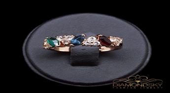 Gredzens "Eiropa" ar Swarovski™ kristāliem