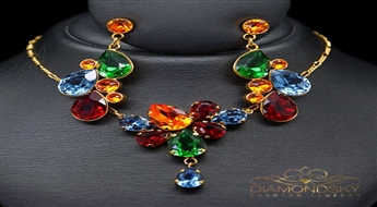 Komplekts "Amber" ar Swarovski™ kristāliem