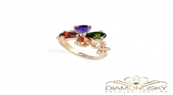 Gredzens "Jaunība" ar Swarovski™ kristāliem