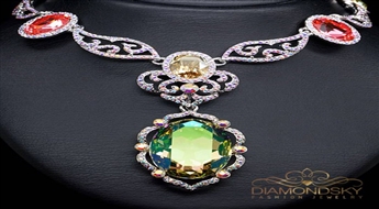 Kaklarota "Ernesta" ar Swarovski™ kristāliem