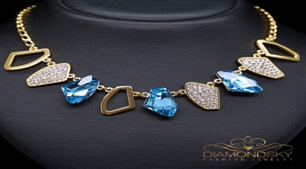 Kaklarota "Hiberboreja" ar Swarovski™ kristāliem