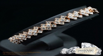 Aproce "Afīna" ar Swarovski™ kristāliem