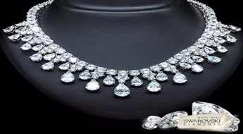 Kaklarota "Helēna II" ar Swarovski™ kristāliem