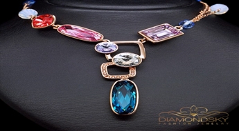 Kaklarota "Kristāla Ausma" ar Swarovski™ kristāliem