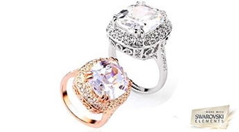 Уважаемые модницы! Новинка сезона – кольцо “Гелика” с дорогим дизайном и инкрустацией из кристаллов Swarovski Elements™ с 50% скидкой!