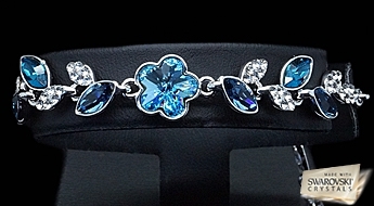 Красота не имеет границ! Позолоченный браслет “Райский Цветок” с кристаллами™ по невероятной цене!
