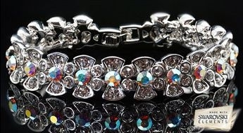 Хит летних продаж! Романтичный позолоченный браслет “Солнечный Хамелеон” с кристаллами Swarovski Elements™ по ознакомительной цене!