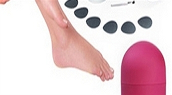 9.10€/6.40Ls par elektrisko pēdu skrubi "Pedi Pro Deluxe" ar papildiespējām!